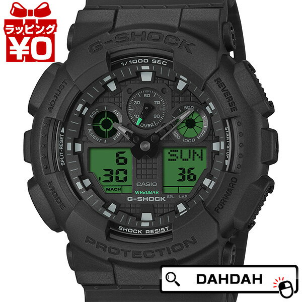【10％OFFクーポン利用で】CASIO カシオ G-SHOCK ジーショック gshock Gショック BLACK AND ELECTRO GREEN GA-100BEG-1AJF メンズ 腕時計 国内正規品 送料無料