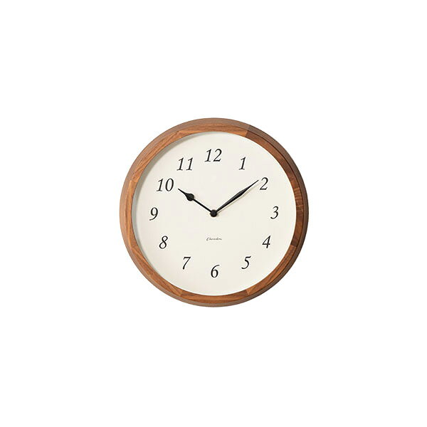 【10％OFFクーポン利用で】INTERZERO インターゼロ CHAMBRE シャンブル CH-076WN 静音 日本製 クロック ウォルナット 国内正規品 送料無料