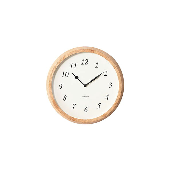 【10%OFFクーポン利用で】INTERZERO インターゼロ CHAMBRE シャンブル CH-076OA 静音 日本製 クロック オーク 国内正規品 送料無料 [2]