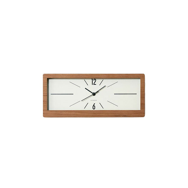 【10%OFFクーポン利用で】INTERZERO インターゼロ CHAMBRE シャンブル CH-078MU 静音 日本製 クロック 無垢 国内正規品 送料無料