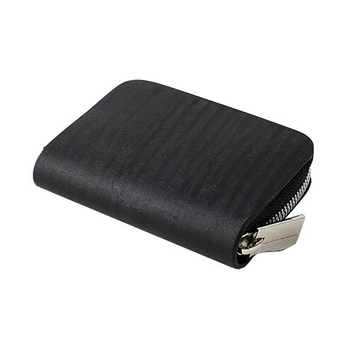 【10％OFFクーポン利用で】木の財布 カーリーメイプル使用 財布 二つ折り財布 ブランド かわいい ファスナー ミニ財布 コインケース サイフ さいふ キーケース ブラック key-001-BLK sciva シーバ The Wallet ザ ウォレット メンズ 国内正規品 送料無料