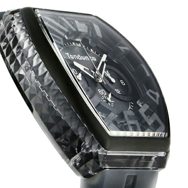 Tendence テンデンス グレー ブラック スケルトンバンド TY860003 メンズ 腕時計 国内正規品 送料無料