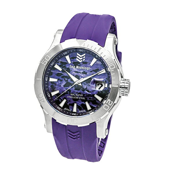 【10％OFFクーポン利用で】The Nishiogi ザ・ニシオギ シベリアのヒーリングウォッチ 42mm 日本製 ISSUE 0.7 チャロアイト メンズ 腕時計 国内正規品 送料無料 3