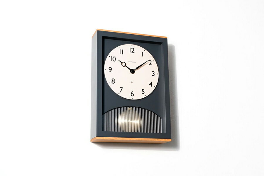 【2,000円OFFクーポン利用で】INTERZERO インターゼロ CHAMBRE シャンブル CH-066GY 振り子時計 国内正規品 送料無料 [2]