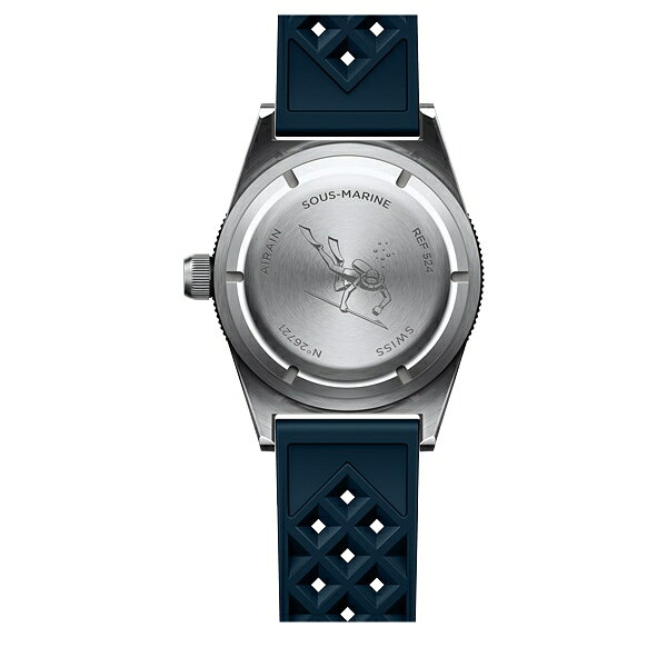 腕時計 Chronostaff DAH DAHの【10％OFFクーポン利用で】AiRAiN エイレン Sous-Marine Deep Blue Limited Edition 524_422 メンズ 腕時計 国内正規品 送料無料｜アングル3