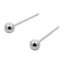 【10%OFFクーポン利用で】(262794)プラチナ ボールピアス PT900 丸玉ピアス 3mm シンプル ピアス プレゼント 女性 レディース