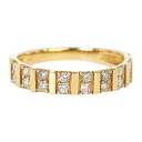 (264500)ダイヤモンドリング 0.33ct 幅広 エタニティリング 18k リング レディース 女性 記念日 プレゼント 4月 誕生石 シンプル 指輪