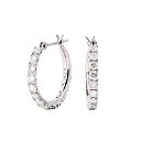 (265465)ダイヤフープピアス PT900 1ct ダイヤモンド ジュエリー プラチナ ダイヤモンドピアスエタニティ 1.0カラット 1.00 ダイアピアス...