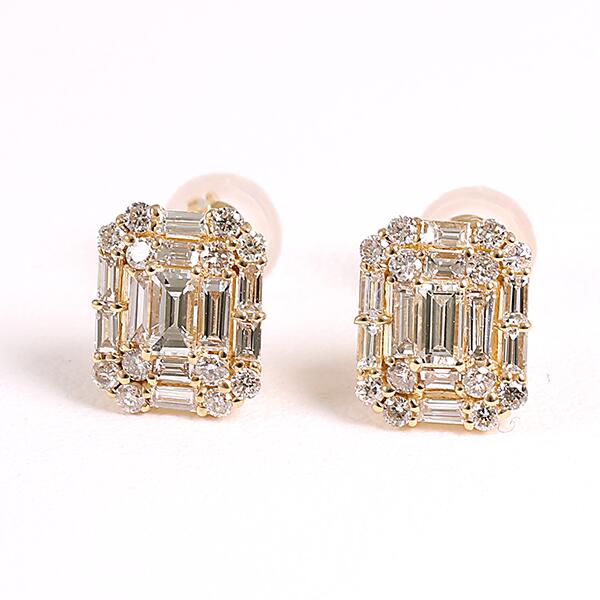 ��2,000��OFF�����ݥ����Ѥǡۡ�pe247242�˥ԥ���18k ŷ����������ɥԥ��� 0.8����å� �Х��åȥԥ��� ξ�� ��ǥ����� ���� 4�� ����...