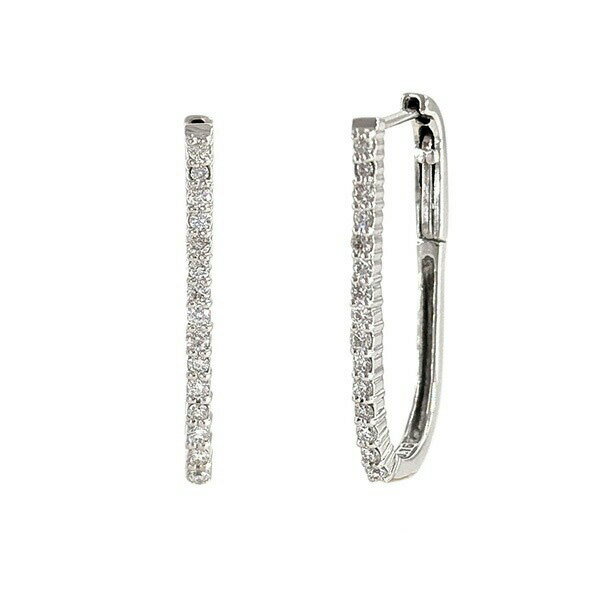 乐天商城 - 【10％OFFクーポン利用で】エタニティピアス ダイヤモンド