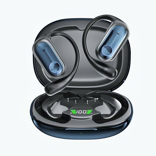 ワイヤレスイヤホン Bluetooth5.4 オープンイヤー型 耳を塞がない 耳掛け式 OWS 空気伝導 イヤホン 無遅延 残量表示 iPhone/Android Hi-fi 超軽量 超長待機