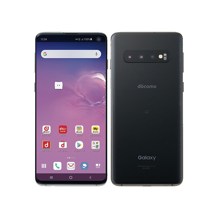 ギャラクシーS10 GalaxyS10 SIMフリー本体 SAMSUNG スマホ sc03l-a-black.jpg