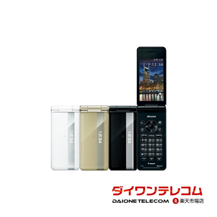 【未使用品~中古品】パナソニック P-smart ケータイ P-01J docomo版SIMフリー 本体 最大6ヶ月長期保証 SIMロック解除済【スマホとタブレット販売のダイワン】