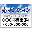 【サイズ変更・名入れ対応】プレート看板「売マンション」 パーキング 不動産 管理看板 募集看板 サイン 広告 デザイン おしゃれ かわいい おすすめ 英語 契約...