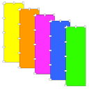 蛍光のぼり旗 600×1800mm イエロー オレンジ ピンク ブルー グリーン 黄色 橙 桃色 青色 緑色 蓄光 目立つ 明るい おしゃれ イベント キャンペーン 店舗 お店 広告 セール 選挙 運動会 体育祭 文化祭 応援旗 宣伝