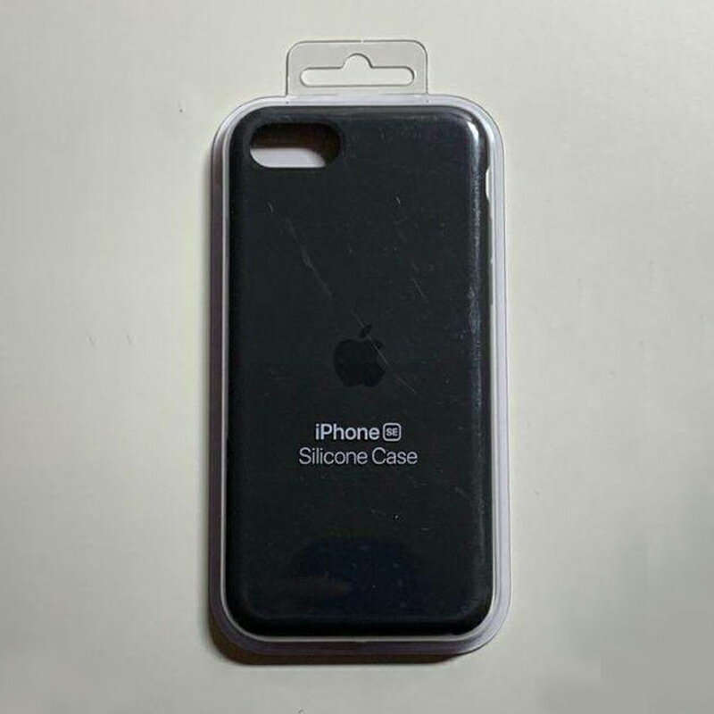 Apple アップル 純正 iPhone 7 / 8 / SE シリコンケース ブラック 新品