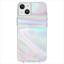 iPhone 14/13 兼用 ケース Soap Bubble シャボン玉デザイン グラデーション 耐衝撃 カバー Case-Mate