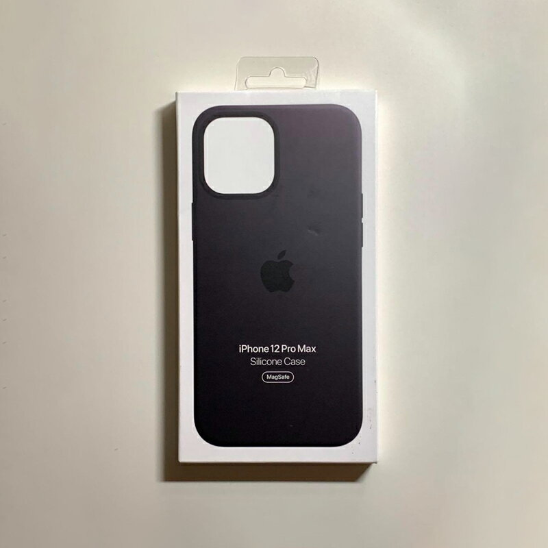 Apple アップル 純正 iPhone 12 Pro Max シリコンケース ブラック 新品
