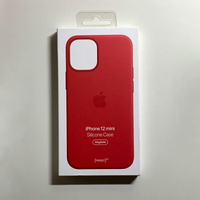 Apple アップル 純正 iPhone 12 mini シリコンケース レッド 新品