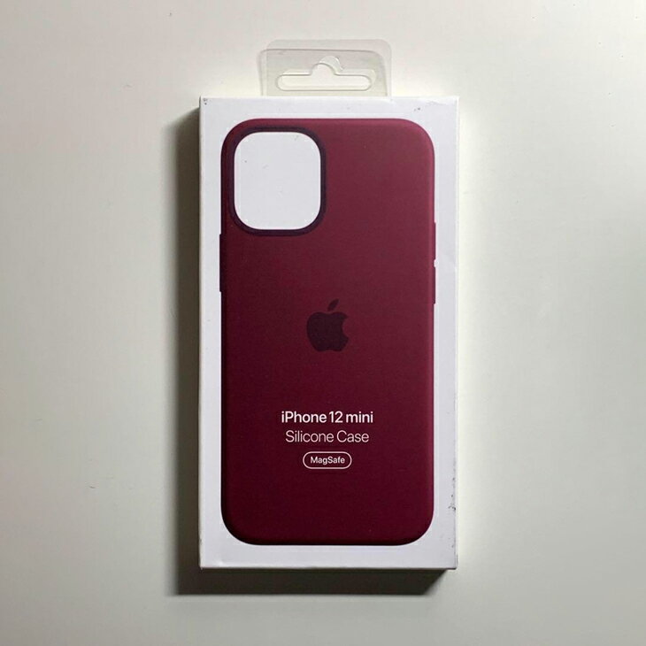 Apple アップル 純正 iPhone 12 mini シリコンケース プラム 新品