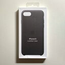 Apple アップル 純正 iPhone 7 / 8 / SE レザーケース ブラック 新品