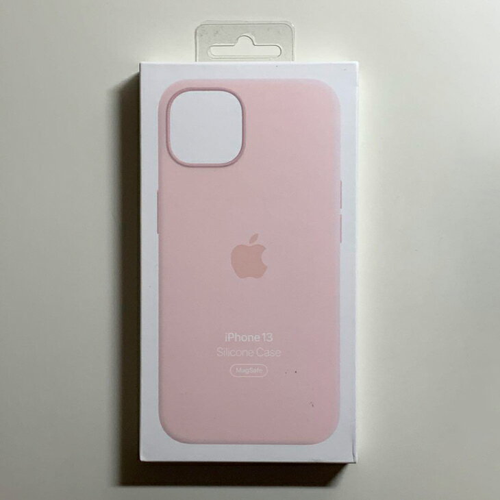 Apple アップル 純正 iPhone 13 シリコンケース チョークピンク 新品