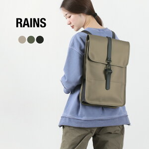 RAINS（レインズ） バックパック ミニ / レディース メンズ リュック / 防水 / スリム / シンプル / 通勤 / 12800 / Backpack Mini / rny22