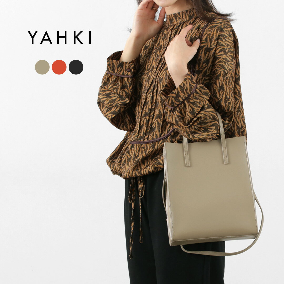 ヤーキ 革トートバッグ レディース 【30％OFF】YAHKI（ヤーキ） ショルダーストラップ 2WAY トート W FACE レディース バッグ 鞄 カバン トートバッグ 小さめ レザー【セール】