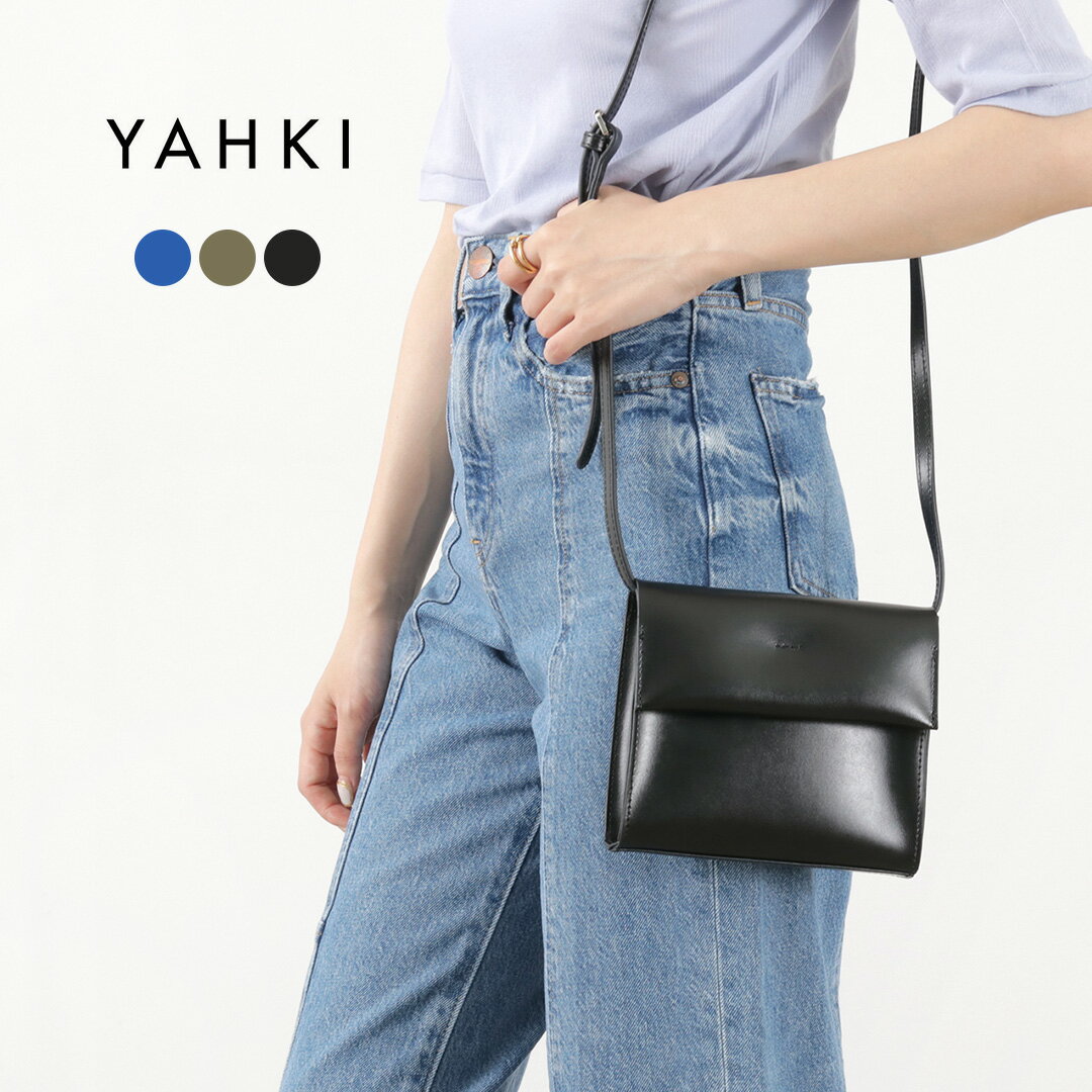 ヤーキ 革ショルダーバッグ レディース YAHKI（ヤーキ） W FACE マグネットフラップ ショルダー / レディース バッグ 鞄 カバン レザー 斜めがけ 小さめ W FACE Magnet Flap Shoulder bag