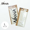 NANGA（ナンガ） ロゴ カッティング ステッカー L / シール / 切り抜き / 耐水 耐光 / 日本製 / 大きめ / アウトドア / LOGO CUTTING STICKER (L)