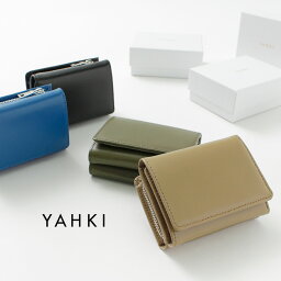 ヤーキ ミニ財布 レディース YAHKI（ヤーキ） SOFT W FACE ウォレット / レディース 財布 ミニウォレット コンパクト 小さめ レザー SOFT W FACE Wallet