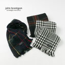 JOHN BRANIGAN（ジョン ブラニガン） ストール / レディース マフラー 大判 ウール チェック STOLE