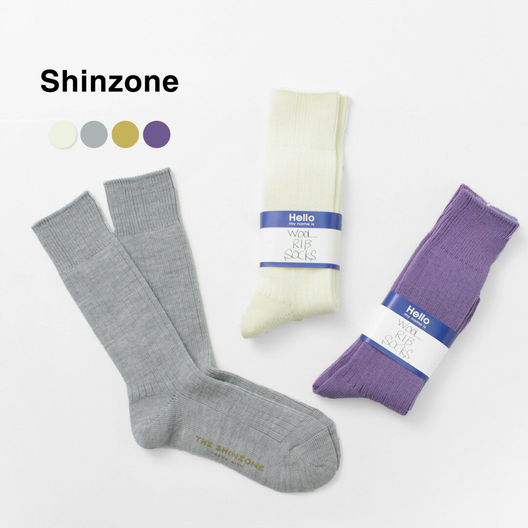 SHINZONE（シンゾーン） ウール リブソックス / レディース 靴下 日本製 18AMSIT54 WOOL RIB SOX