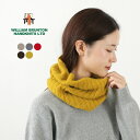 WILLIAM BRUNTON（ウィリアムブラントン） リブ スヌード / ネックウォーマー マフラー カシミヤ 無地 レディース Rib Snood