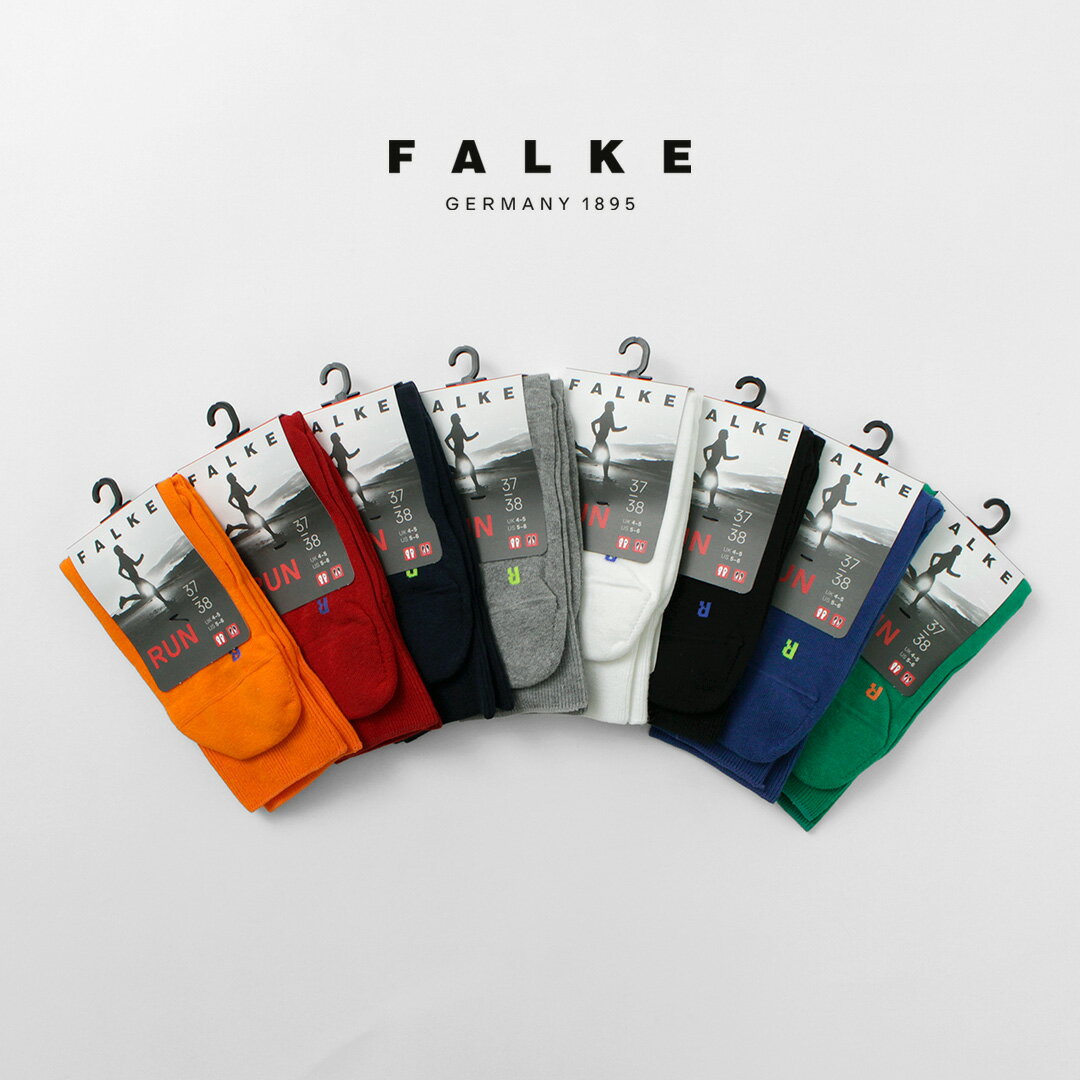 ファルケ 靴下 レディース FALKE（ファルケ） ラン ソックス / レディース 靴下 ハイソックス 無地 コットン #16605_Run Socks