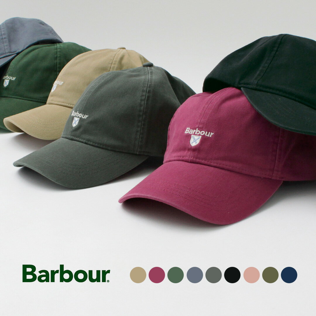 乐天商城 - 【10％OFFクーポン対象】BARBOUR（バブアー） カスケード キャップ / 帽子 ロゴ 刺繍 綿 コットン ユニセックス CASCADE SPORTS CAP