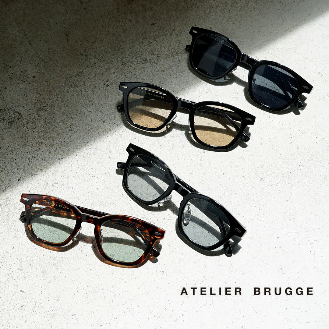 乐天商城 - ATELIER BRUGGE（アトリエブルージュ） サングラス ウェリントン / レディース カラーレンズ UVカット