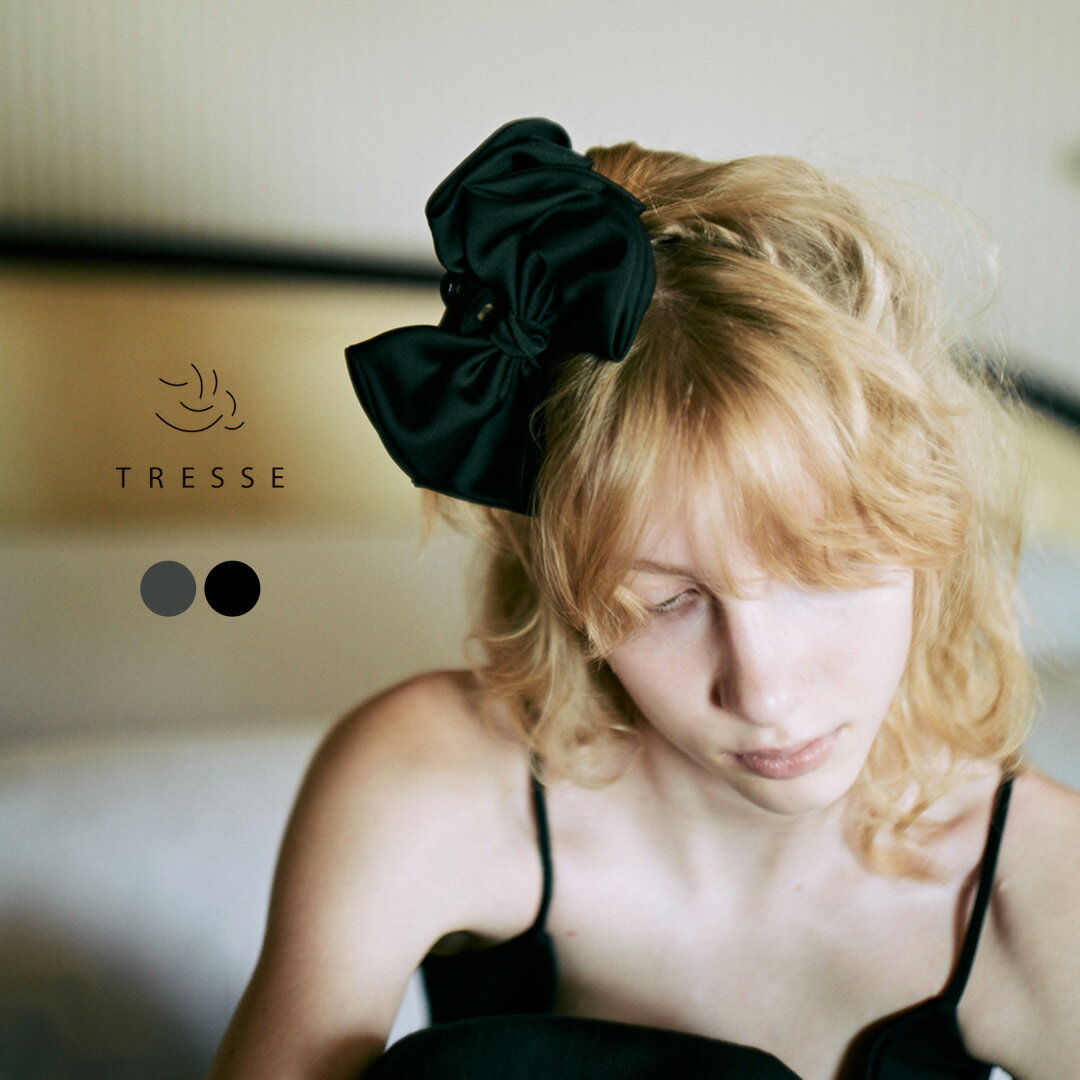 TRESSE（トレス） リュバン(リボン) ビッグクリップ / ヘアアクセ ビッグクリップ 大きめ