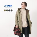 アーメン ARMEN（アーメン） リバーシブル フーデッド キルティングコート / レディース / アウター / ロング / REVERSIBLE HOODED COAT