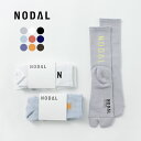 NODAL（ノーダル） NODAL ロゴ ソックス / 靴下 足袋型 メンズ レディース 抗菌 防臭 日本製 サンダル スニーカー NODAL Logo Socks