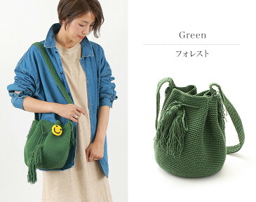 PHADUA（パドゥア） スマイル タッセルバッグ M / レディース / サコッシュ / ショルダーバッグ / 巾着 / SMILE TASSEL BAG【M】