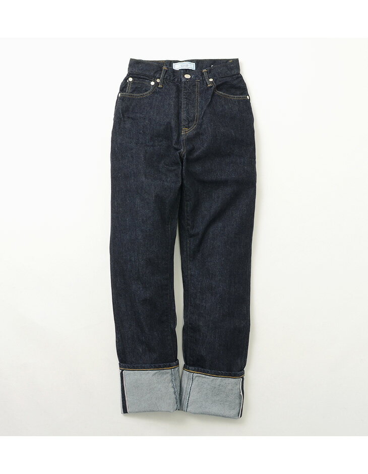 URVIN by JAPAN BLUE JEANS（アーヴィン） ジャンヌ / ハイウエスト テーパード / 12OZ セルヴィッチデニム / レディース / ジーンズ / 赤ミミ / 日本製 / JEANNE HIGH WAIST TAPERED