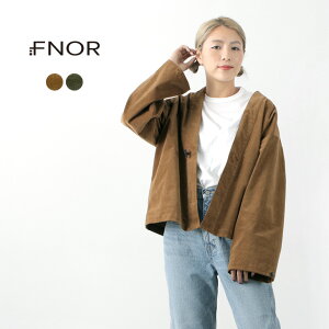 【30％OFF】FNOR（エフノア） ファインウェル コーデュロイ ハンテン ジャケット / 半纏 羽織り / 長袖 / ゆったり / ストレッチ / メンズ レディース / ユニセックス / 日本製 / FNJL0004 / Baden(バーデン)【セール】