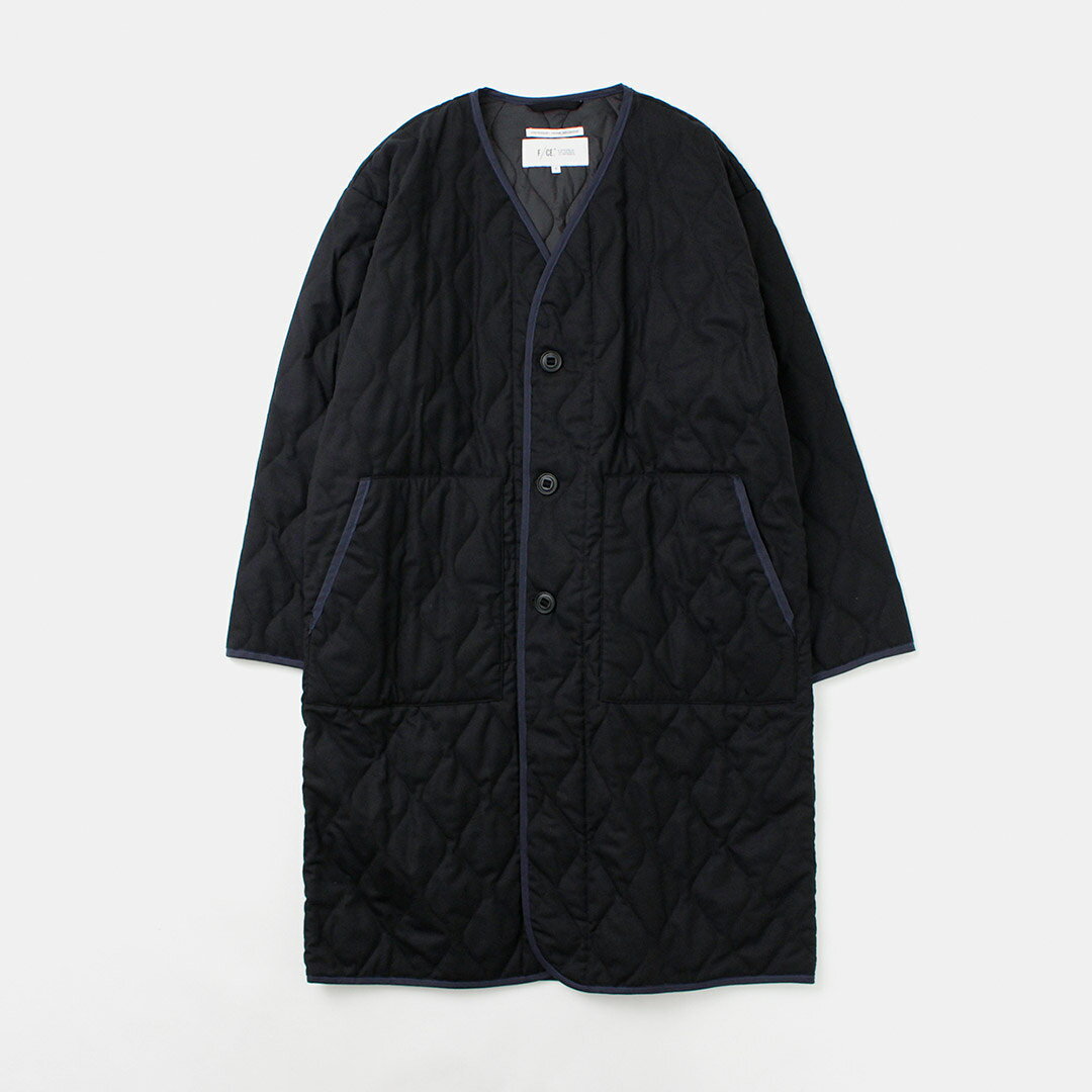 【40％OFF】F/CE.（エフシーイー） ウールキルトコート レディース アウター ロング 中綿 キルティングコート WOOL QUILT COAT【セール】 daigochi-10004851 GochI by ROCOCO サンプル画像2