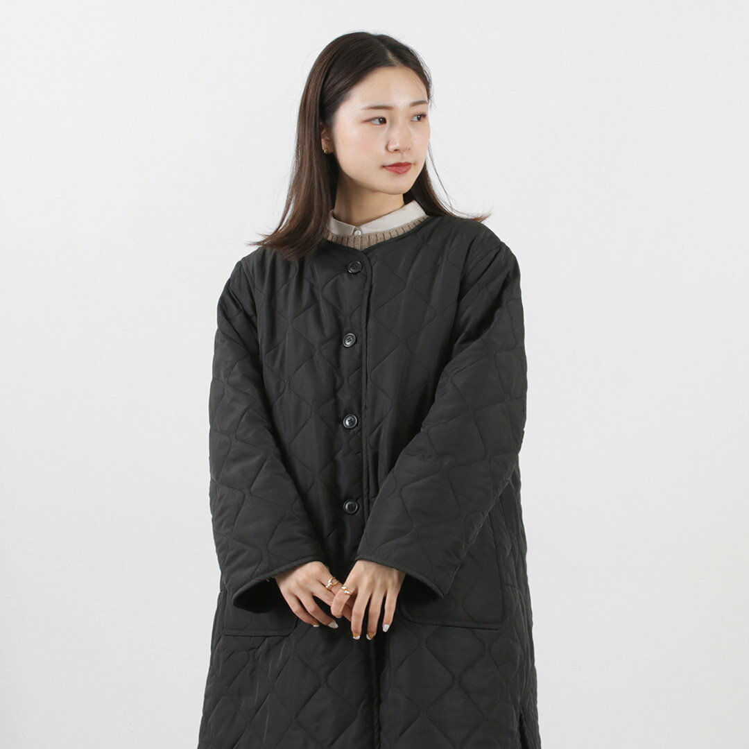 値下】Midi Umi ミディウミ美品ロングコートボアインナー付黒