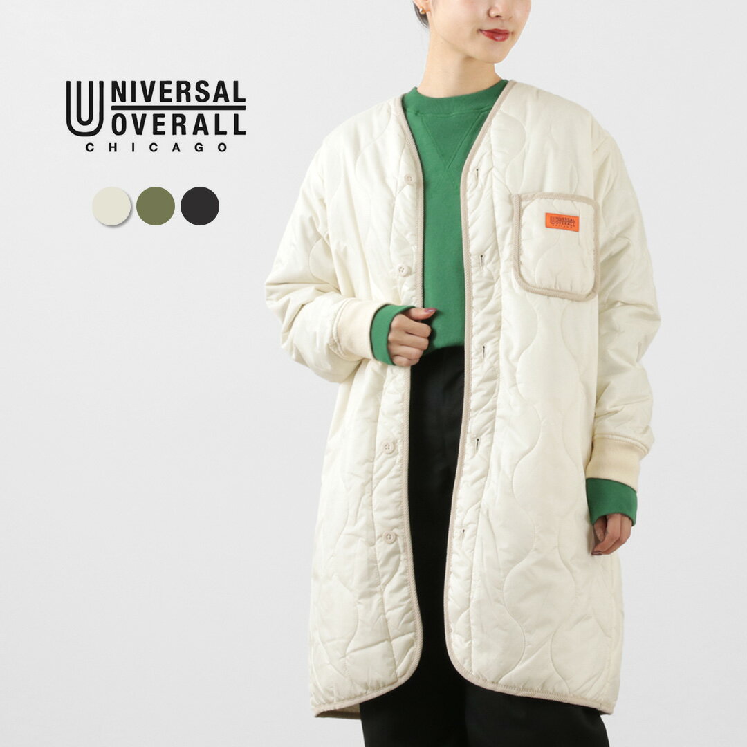 UNIVERSAL OVERALL（ユニバーサルオーバーオール） リップストップ キルト コート / アウター / キルティング / 中綿 / ミドル / ロング / 長め / 無地 / カジュアル / ワーク / U2133511 / RIP STOP QUILT COATのサムネイル