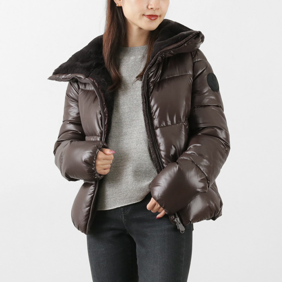 Save the Duck セーブザダッグ　ダウンジャケット サイズ1 ブラウン SAVE THE DUCK（セーブ・ザ・ダック） セイブザダック エコダウン