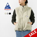 CAPE HEIGHTS（ケープハイツ） ブレイクハート ジレ ボンディング フリースベスト / レディース ボア BREAKHERT I GILET