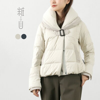 YOSOOU(ヨソオウ) ツーピースカラー ジャケット / レディース アウター ダウン ショート ストレッチ Two Piece Collar Jacket クリスマス プレゼント ギフト