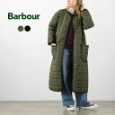 BARBOUR（バブアー） キルテッド ラウンドカラー / レディース アウター ロング キルティング ノーカラー QUILTED ROUND COLLAR